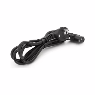 Кабель живлення C13 1.5m 0.75mm2 90° corner Voltronic (PC-186A CEE7/7-C13-CCA15)