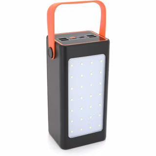 Батарея універсальна ACL 70000mAh, PD/22.5W, USB, Type C, ліхтар, Black/White (PW-52 / 34002)
