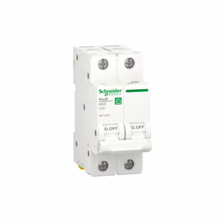 Автоматичний вимикач Schneider Electric RESI9 6kA 2P 32A C (R9F12232)
