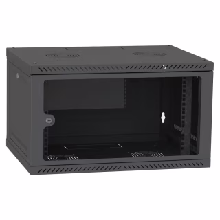 Шкаф настенный Ipcom 4U, 600*350, RAL9005 (СН-4U-060х035-ДС-9005)