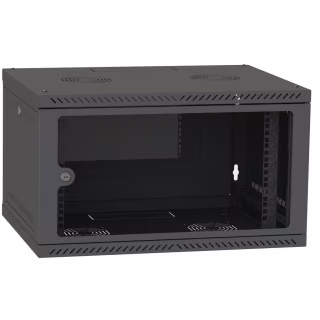 Шафа настінна Ipcom 6U, 600*450, RAL9005 (СН-6U-060х045-ДС-9005)