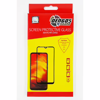 Скло захисне Dengos Full Glue Huawei Y6P (TGFG-122)