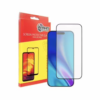 Скло захисне Dengos Full Glue iPhone 17 Pro Black (TGFG-409)