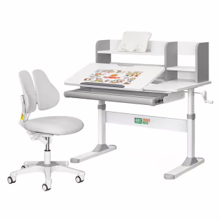Парта з кріслом ErgoKids TH-330 W/G + Y-208 G