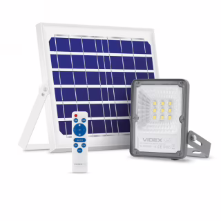 Прожектор Videx LED прожектор автономний 10W 5000K 3.2 V (VL-FSO-205)