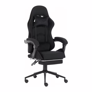 Крісло ігрове GT Racer X-2324 Black Suede (X-2324 Fabric Black Suede)