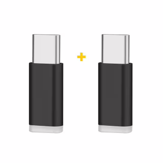 Переходник Micro 5P F to USB-C M 2PCS black XoKo (XK-AC010-BK2)