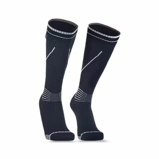 Водонепроникні шкарпетки Dexshell Longlite Socks 2.0, сірі смужки L (43-46) (DS72506JBG-L)