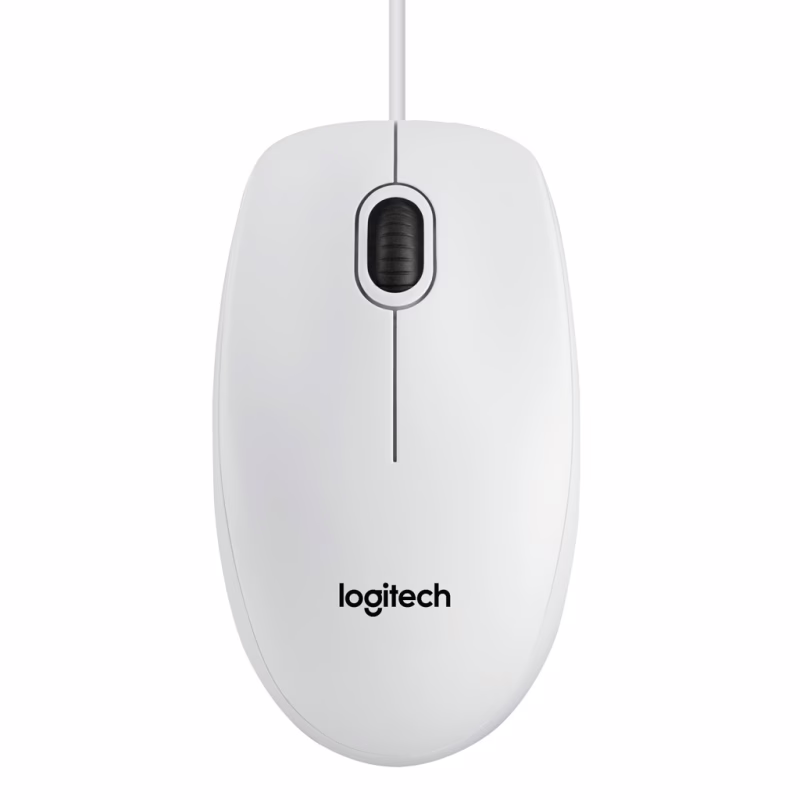 Мышка Logitech B100 White (910-003360)