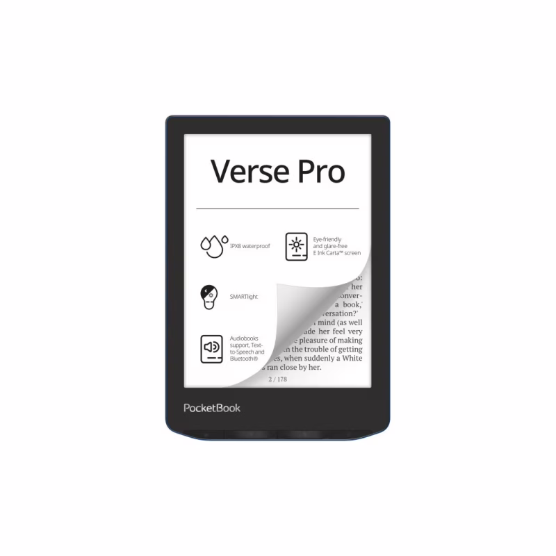 Електронна книга Pocketbook 634 Verse Pro, Azure (PB634-A-CIS)