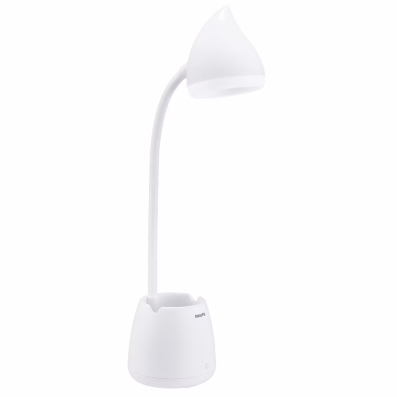 Настольная лампа Philips LED Reading Desk lamp Hat 4.5W, 3000/4000/5700K, 1800mAh (Lithium battery), білий (929003241007)