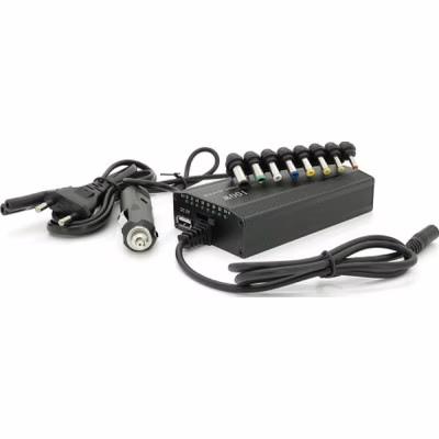 Блок живлення до ноутбуку Voltronic 100W Universal + Auto(12V), ручн. регулювання, 8 роз'ємів (02527 / YT-YBB/100W)