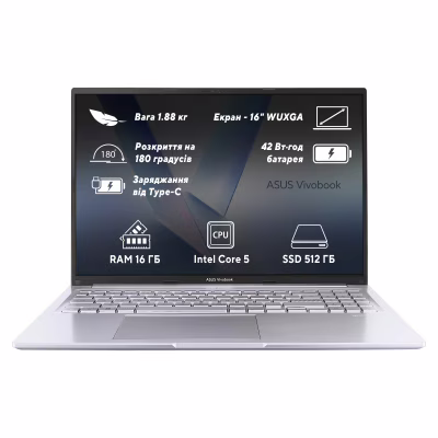 Ноутбук ASUS Vivobook 16 X1605VAP-MB024 (90NB13W2-M000V0)