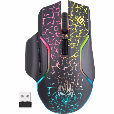 Мишка Defender Oneshot GM-067 Wireless Black (52067)