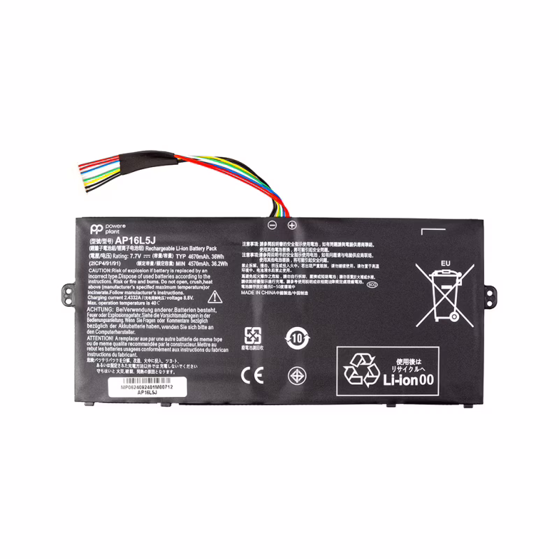 Аккумулятор для ноутбука ACER Switch 3 SW312-31P (AP16L5J) 7.7V 4670mAh PowerPlant (NB410781)
