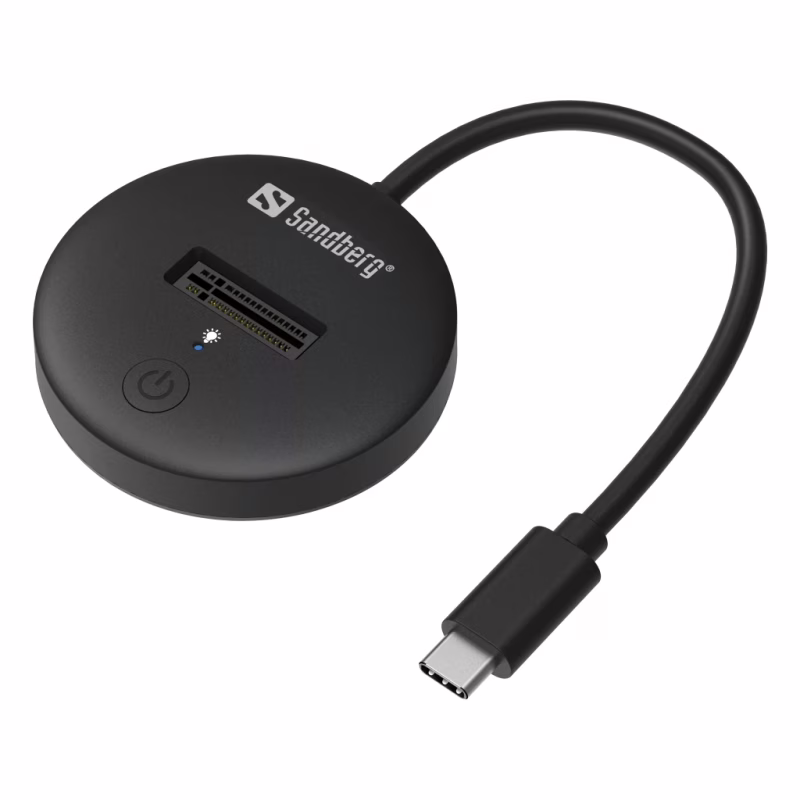 Док-станция для накопителей Sandberg USB3.2 Type-C toSSD M.2 NVMe M Key (136-47)
