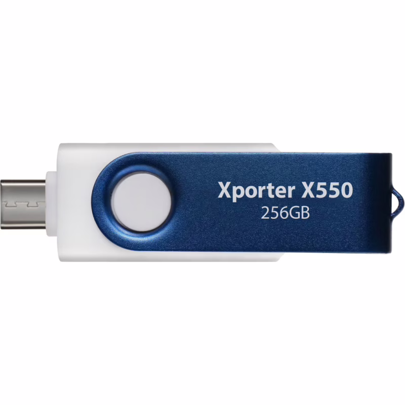 USB флеш накопичувач Patriot 256GB Xporter X550 USB 3.2/Type-C (PS256GX550AAD)
