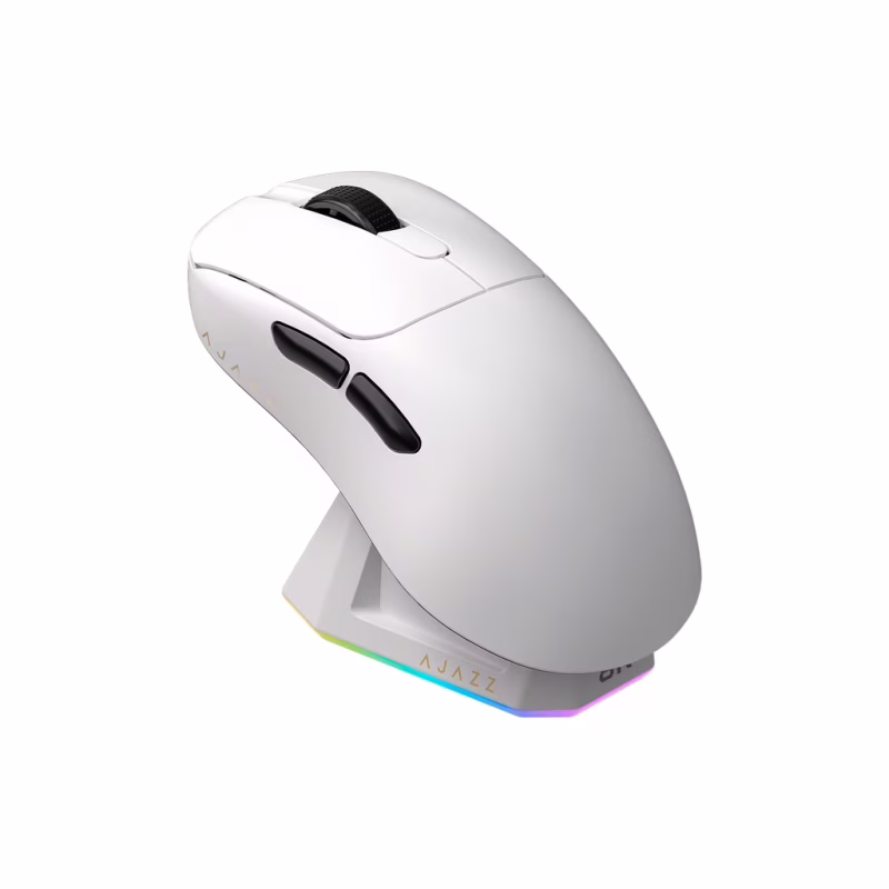 Мишка Ajazz AJ179PRO Wireless/Bluetooth/USB Charging Dock White (AJ179-PRO-W)