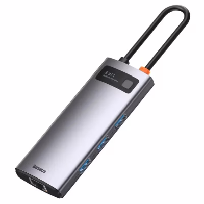 Концентратор Baseus USB-C 6-in-1 (CAHUB-CW0G)