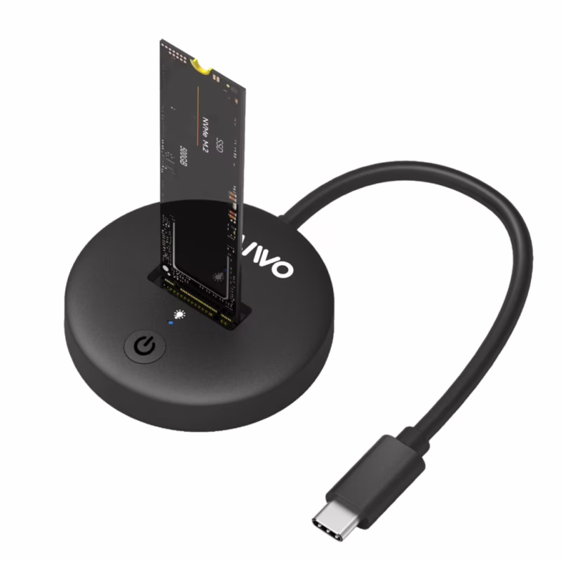 Док-станція для накопичувачів Maiwo M.2 NVMe/SATA SSD to USB3.2 Gen2 USB-C 10Gbps (K1698P2)