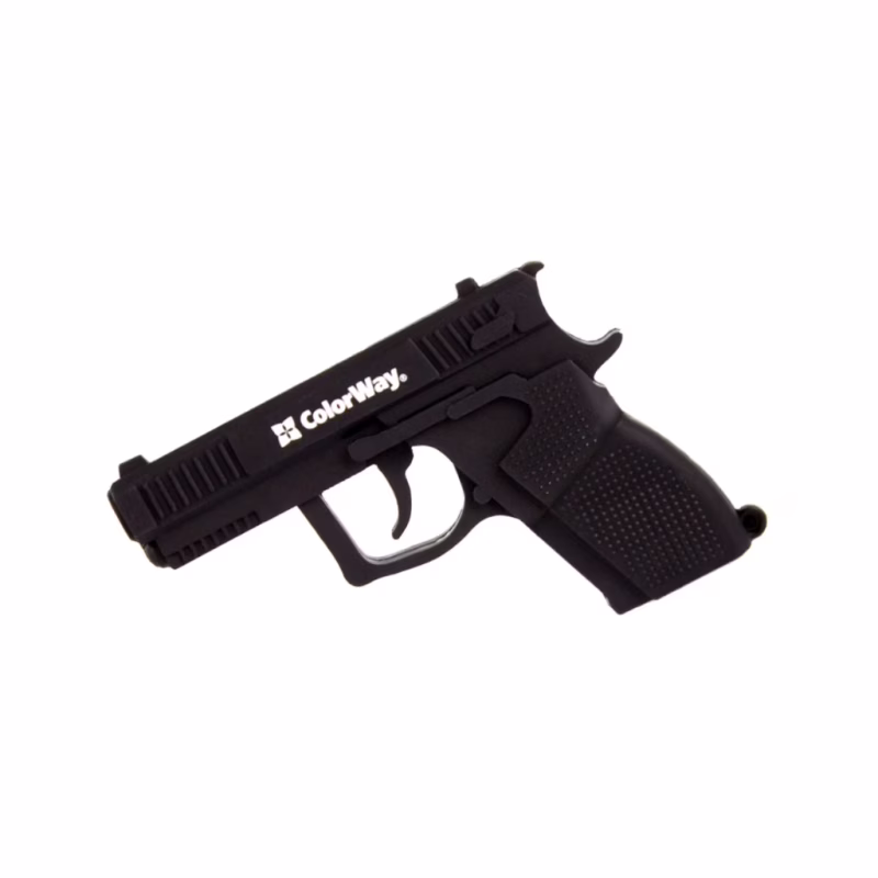USB флеш накопитель ColorWay Pistol 64 GB 3.0 Black (CW-USBPL64)