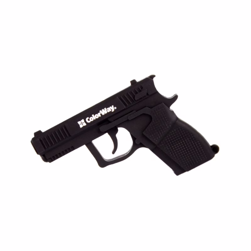 USB флеш накопитель ColorWay Pistol 64 GB 3.0 Black (CW-USBPL64)