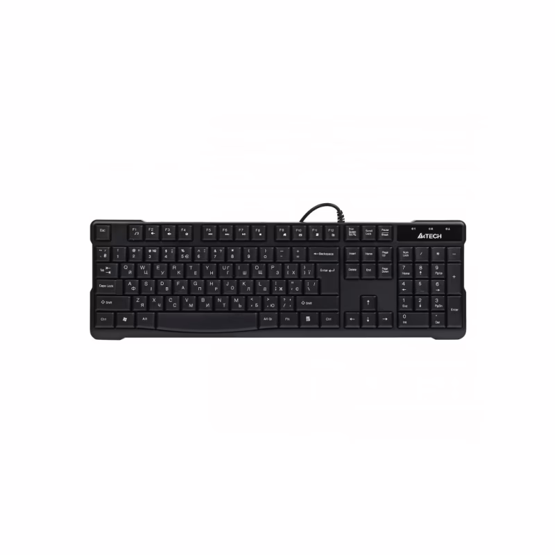 Клавіатура A4Tech KR-750-BLACK-US (4711421805827)