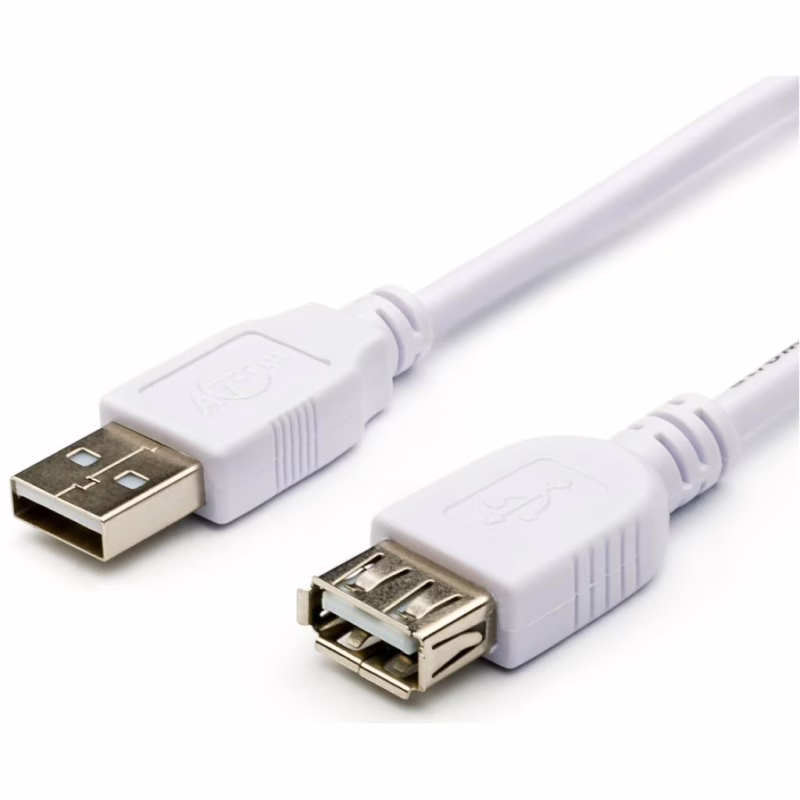Дата кабель USB 2.0 AM/AF 0.8m Atcom (3788)