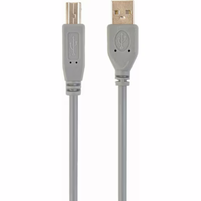 Кабель для принтера USB 2.0 AM/BM 1.8m Cablexpert (CCP-USB2-AMBM-6G Grey)