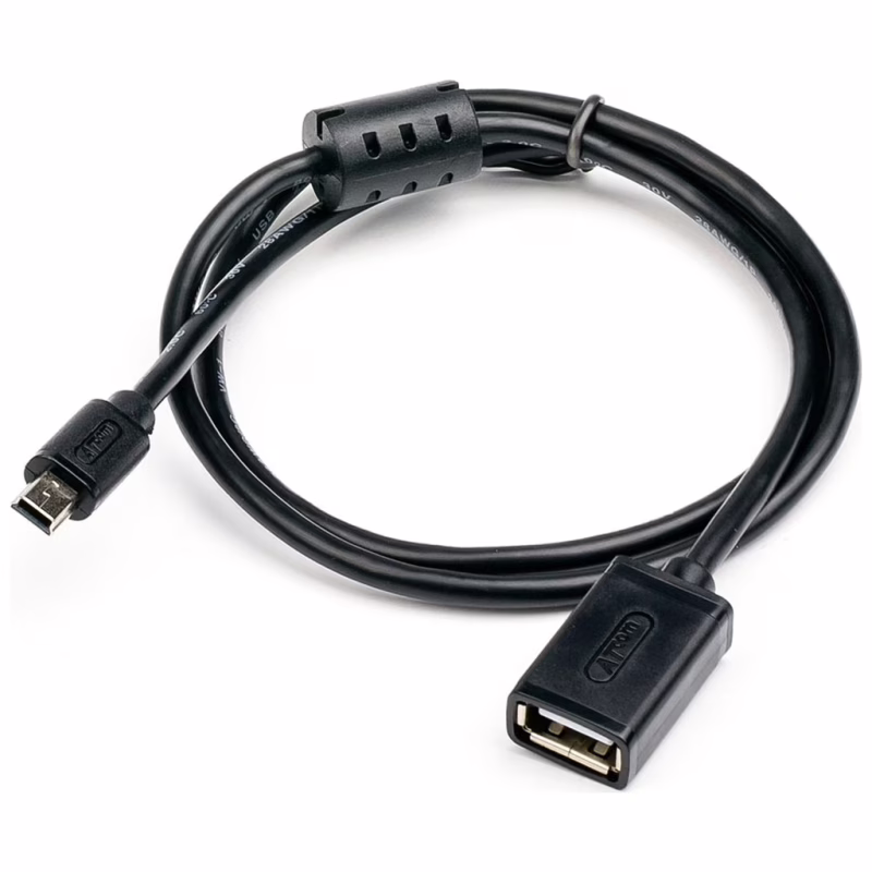 Переходник OTG USB 2.0 AF to Mini 5P 0.1m Atcom (12822)
