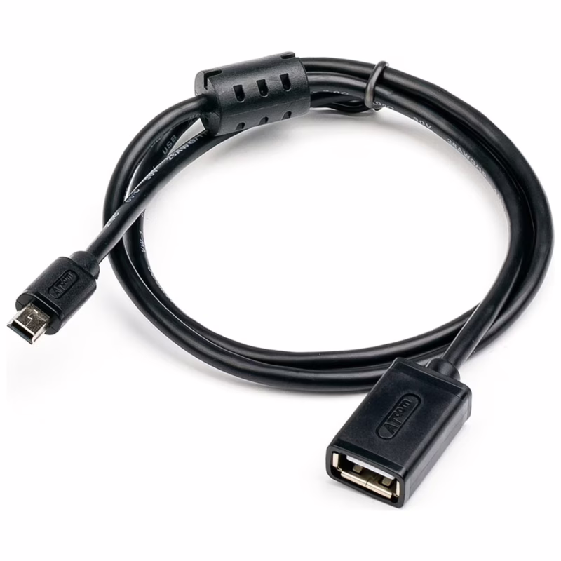 Переходник OTG USB 2.0 AF to Mini 5P 0.8m Atcom (12821)