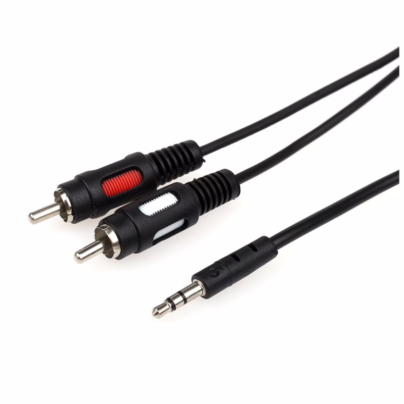 Кабель мультимедийный 3.5mm M to 2xRCA M 7.5m Atcom (10710)