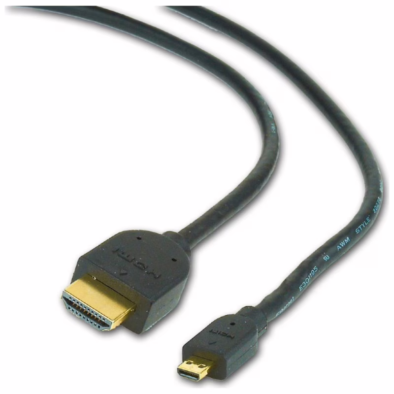 Кабель мультимедійний HDMI M to HDMI micro M 3.0m Cablexpert (CC-HDMID-10)