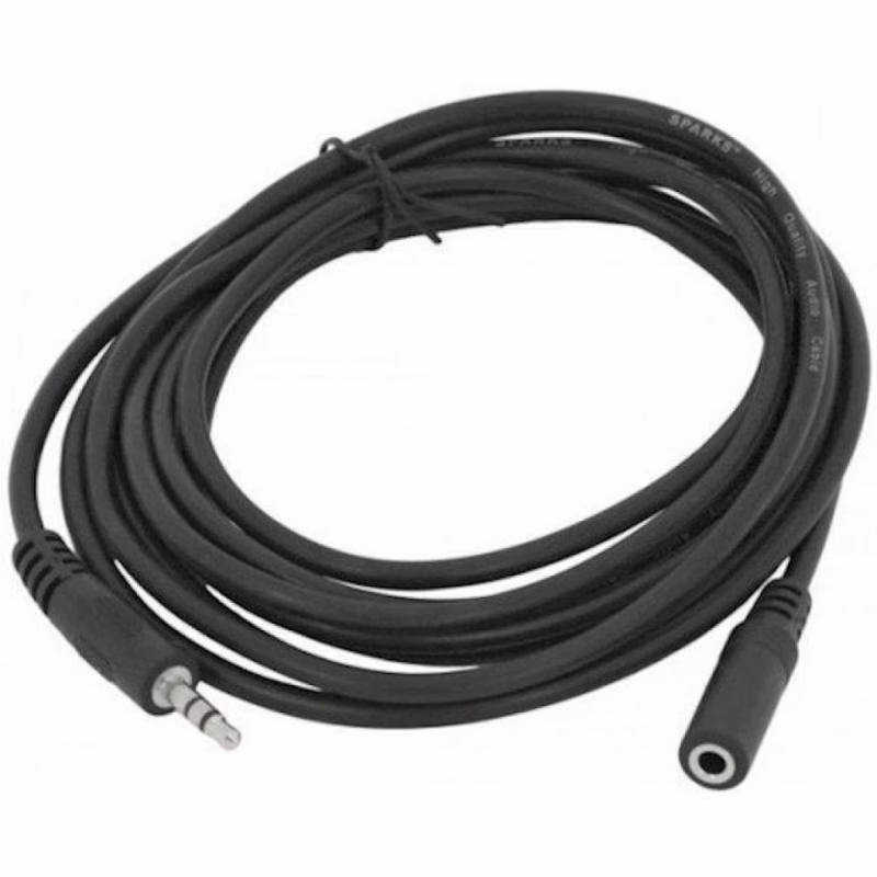 Кабель мультимедійний 3.5mm M to 3.5mm F 1.8m Atcom (16847)