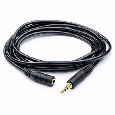 Кабель мультимедійний 3.5mm M to 3.5mm F 5.0m Atcom (16849)