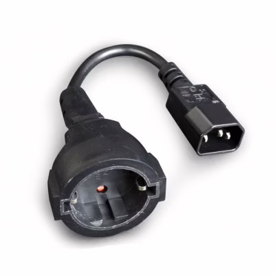 Кабель живлення C14 to Schuko 0.15m Cablexpert (PC-SFC14M-01)