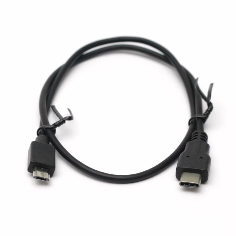 Дата кабель USB-C to Micro 5P 0.3m PowerPlant (KD00AS1259)