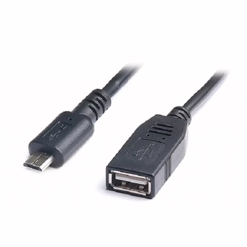 Переходник OTG USB 2.0 AF to Micro 5P 0.1m REAL-EL (EL123500014)