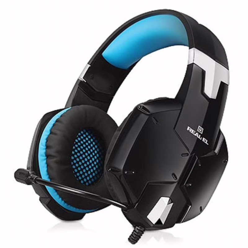Наушники REAL-EL GDX-7500 Black/Blue (EL124100015)