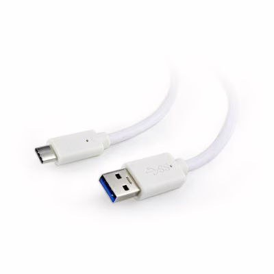 Дата кабель USB 3.0 AM to USB-C 1.8m Cablexpert (CCP-USB3-AMCM-6-W)