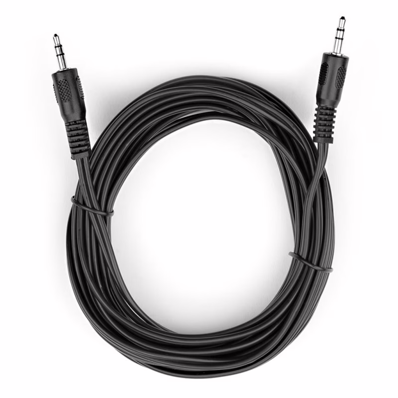 Кабель мультимедийный 3.5mm M to 3.5mm M 5.0m Vinga (VCPDCJ35MM5BK)