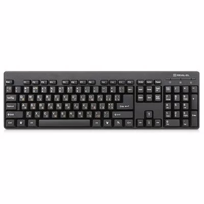 Клавіатура REAL-EL 502 Standard USB Black (EL123100023)