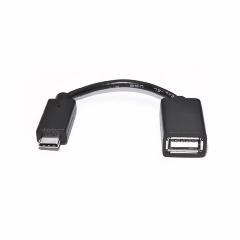 Переходник OTG USB 2.0 AF to USB-C 0.1m REAL-EL (EL123500030)