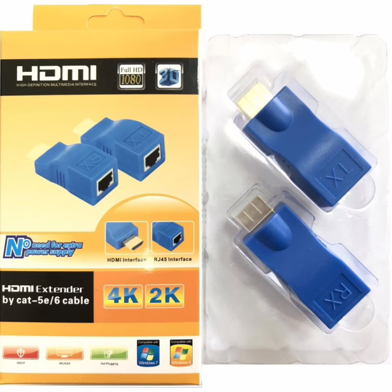 Адаптер HDMI extender 30 m Atcom (14369)
