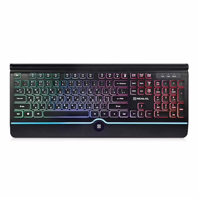 Клавіатура REAL-EL 8000 Comfort Backlit Black (EL123100033)