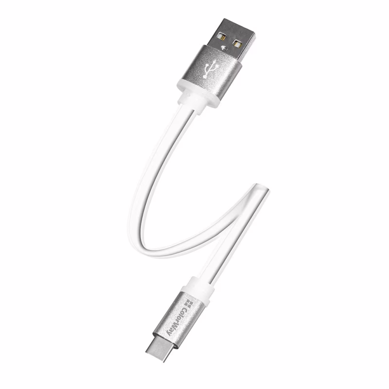 Дата кабель USB 2.0 AM to USB-C 0.25m white ColorWay (CW-CBUC001-WH)