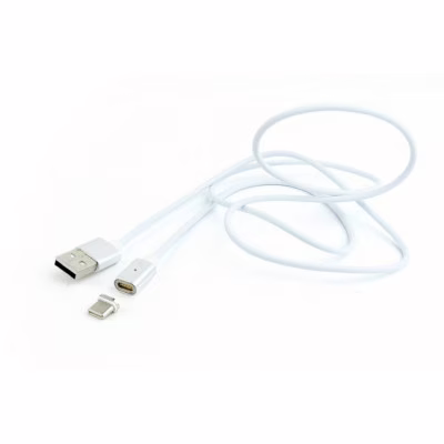 Дата кабель USB 2.0 AM to USB-C 1.0m magnet Cablexpert (CC-USB2-AMUCMM-1M)