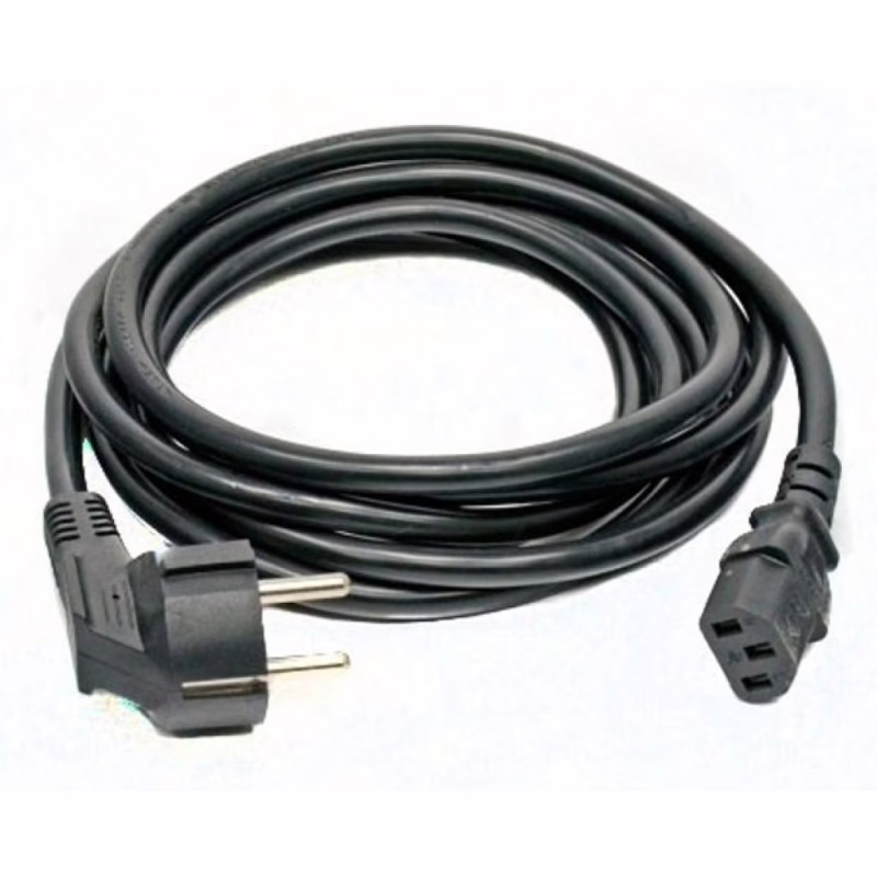 Кабель живлення Kingda С13 - CEE 7/7, переріз проводів 3x1.0, 3м (PC6065-3m)