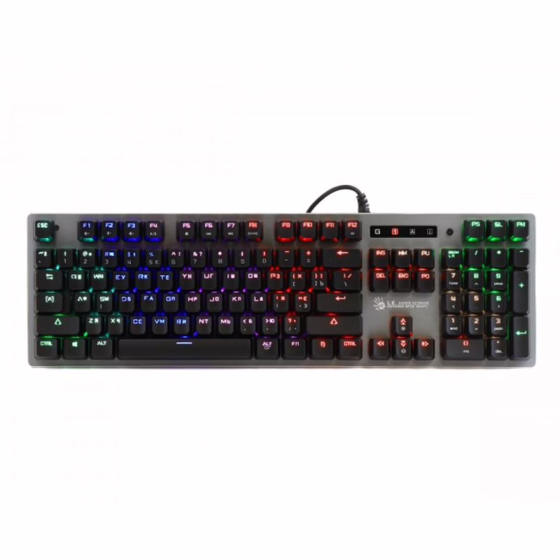 Клавіатура A4Tech Bloody B760 Green Sw Black (4711421953108)