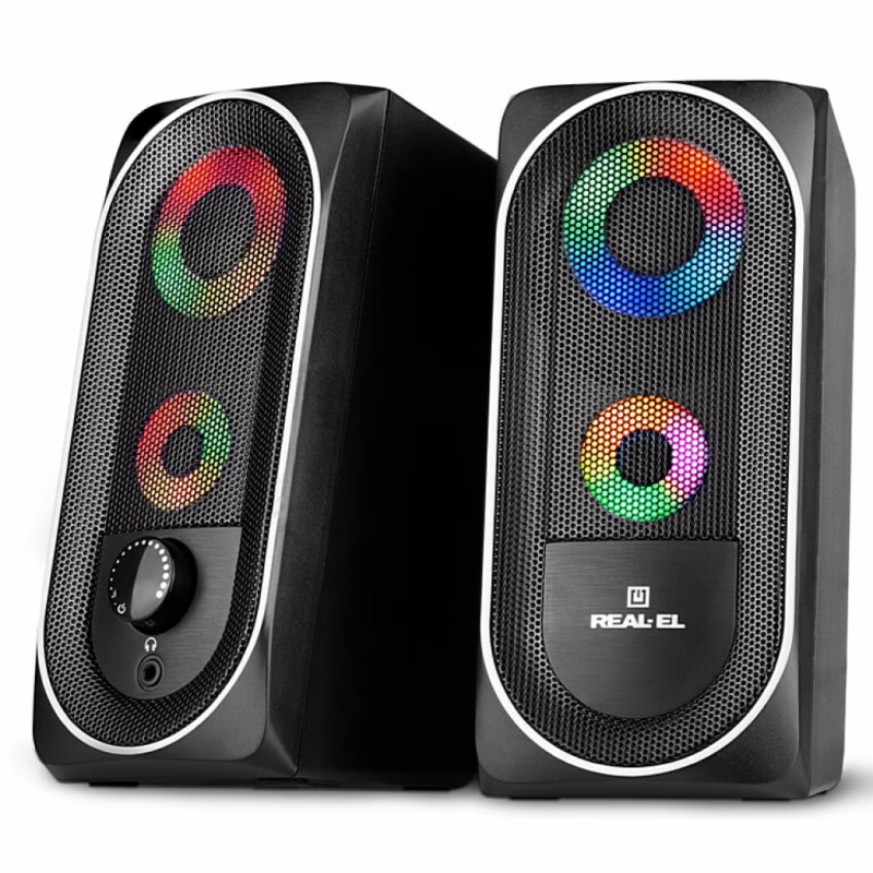 Акустическая система REAL-EL S-110 USB Black (EL121100009)